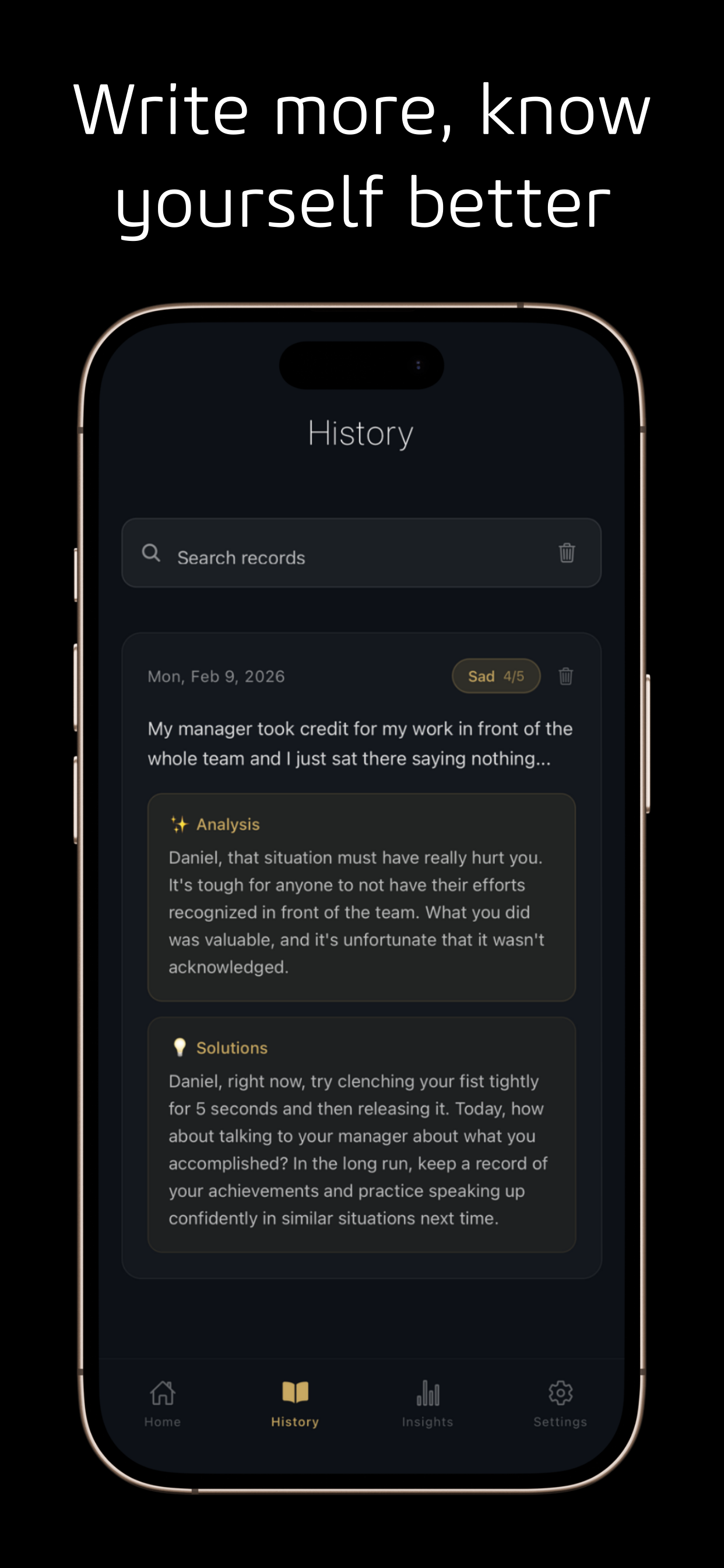DeepLog - Grow by Journaling