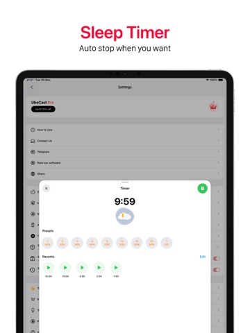 UbeCast: Video Ad Blocker iPad screenshot