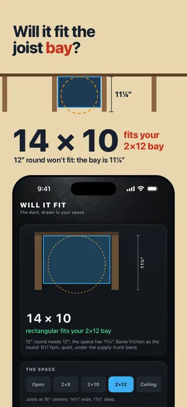 DuctWise HVAC Duct Calculator screenshot 2 of 8