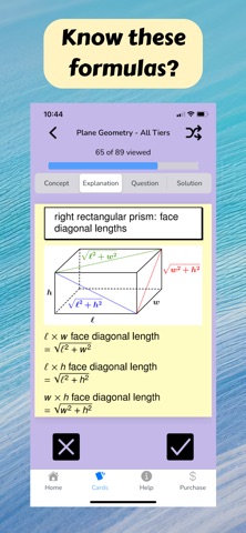 ACT Math Flashcards Screenshot 3 of 5