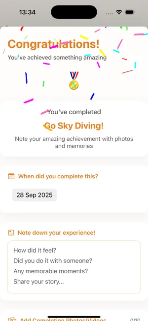 memola: Bucket List screenshot 3