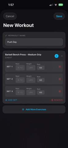MuscleMemory screenshot