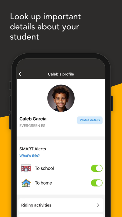 SMART tag™ Parent App Screenshot