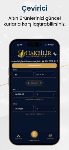 Hakbilir Kuyumculuk iPhone screenshot