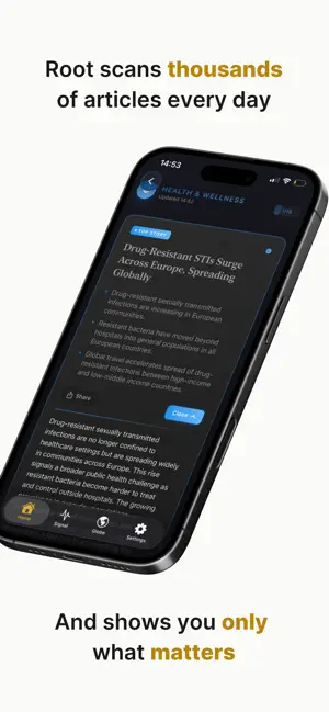 Root News: Smart Daily Brief iPhone screenshot 3
