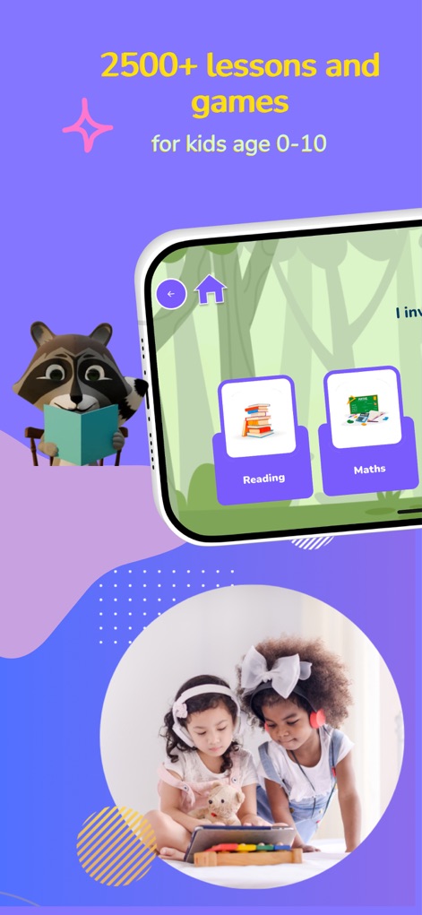 Reading Racoon - Education App | MWM