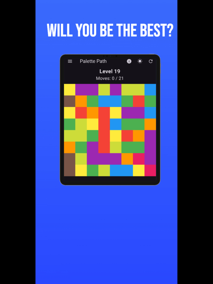 Color Flood Logic Puzzle