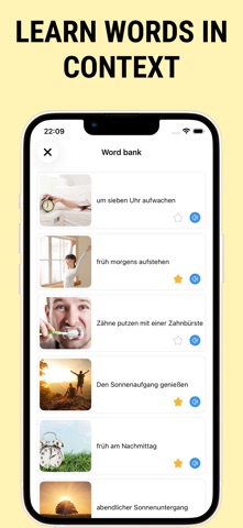 Learn German conversation iPhone screenshot