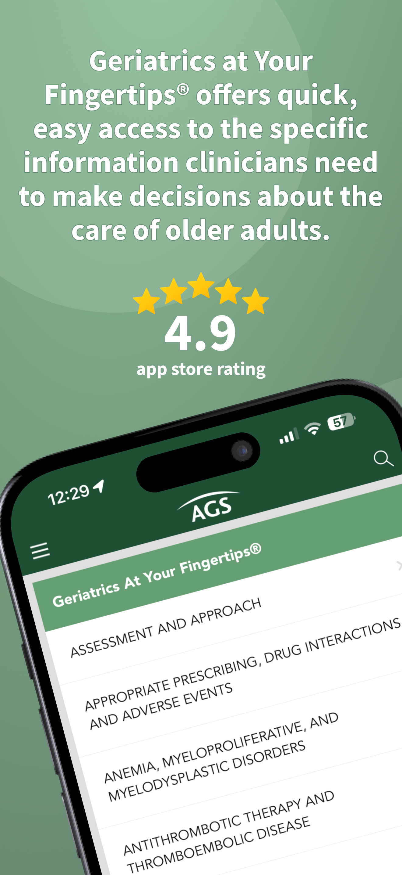 Geriatrics At Your Fingertips