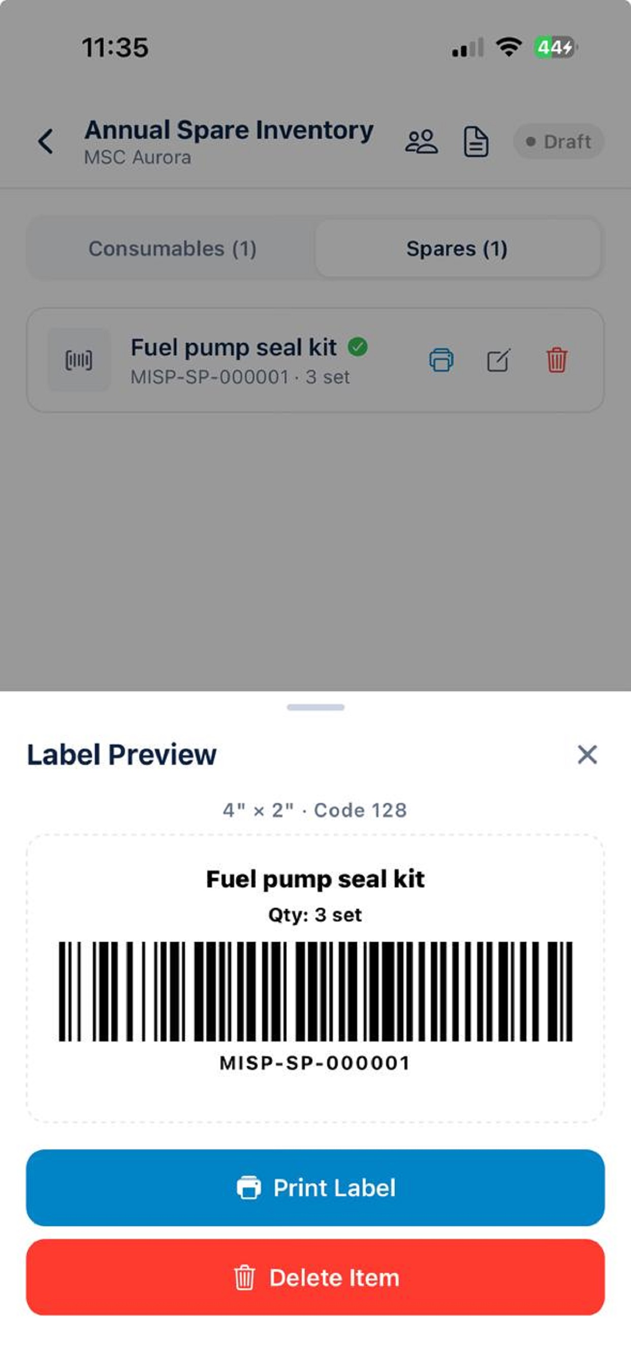 MarineStoreMate screenshot 2