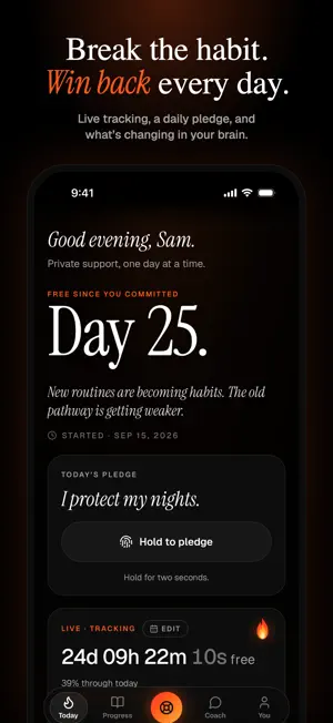 Pledge: Habit & Urge Tracker screenshot 1