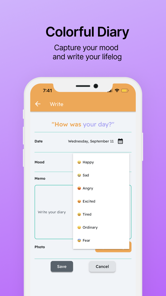 #3. Colorful Diary - Your Day (iOS) By: Eunae Park