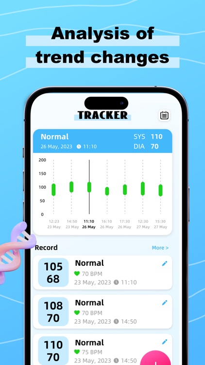 Palm Blood Pressure-Easy&Log