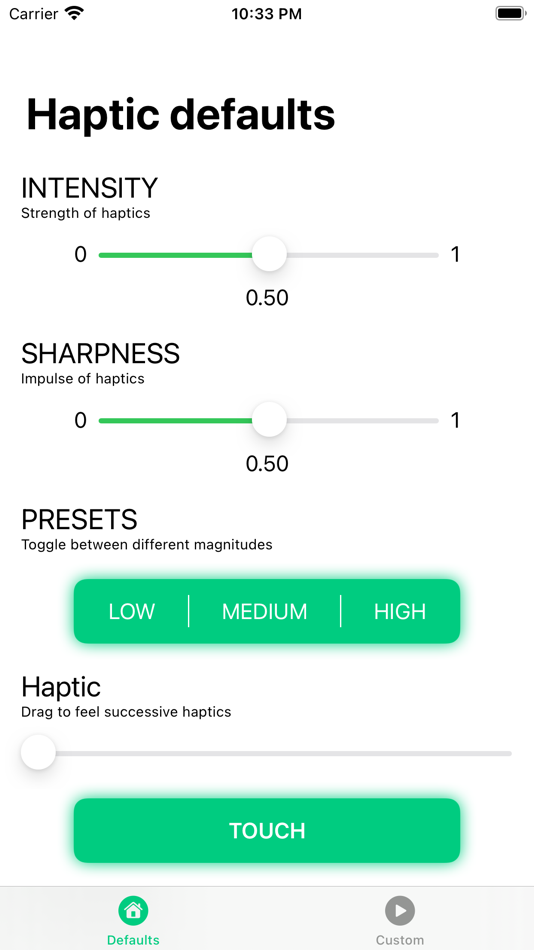 Haptic Hero (iOS) 게시자: Niaaz Wahab Haptic Hero (iOS) 게시자: Niaaz Wahab
