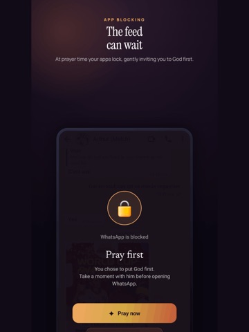 Devotion First : Pray & unlock iPad screenshot