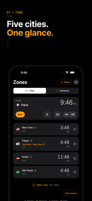 Zonex Time & Currency Screenshot 4 of 5