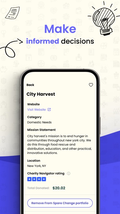 Lasting Change: Charity Donate Screenshot
