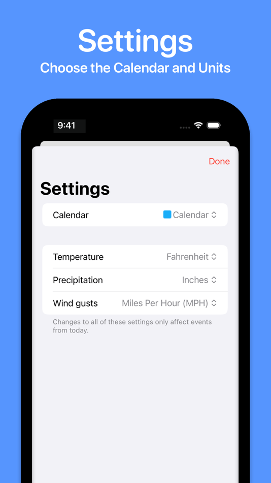 #9. Weather Events - for Calendar (macOS) 由: Dejal Systems, LLC