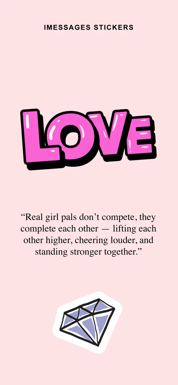 Screenshot #1 pour Real Girl Pals Stickers