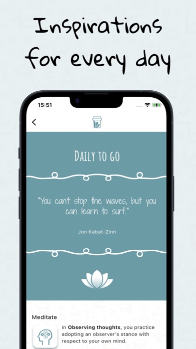 Mindfulness to go: life skills Screenshot