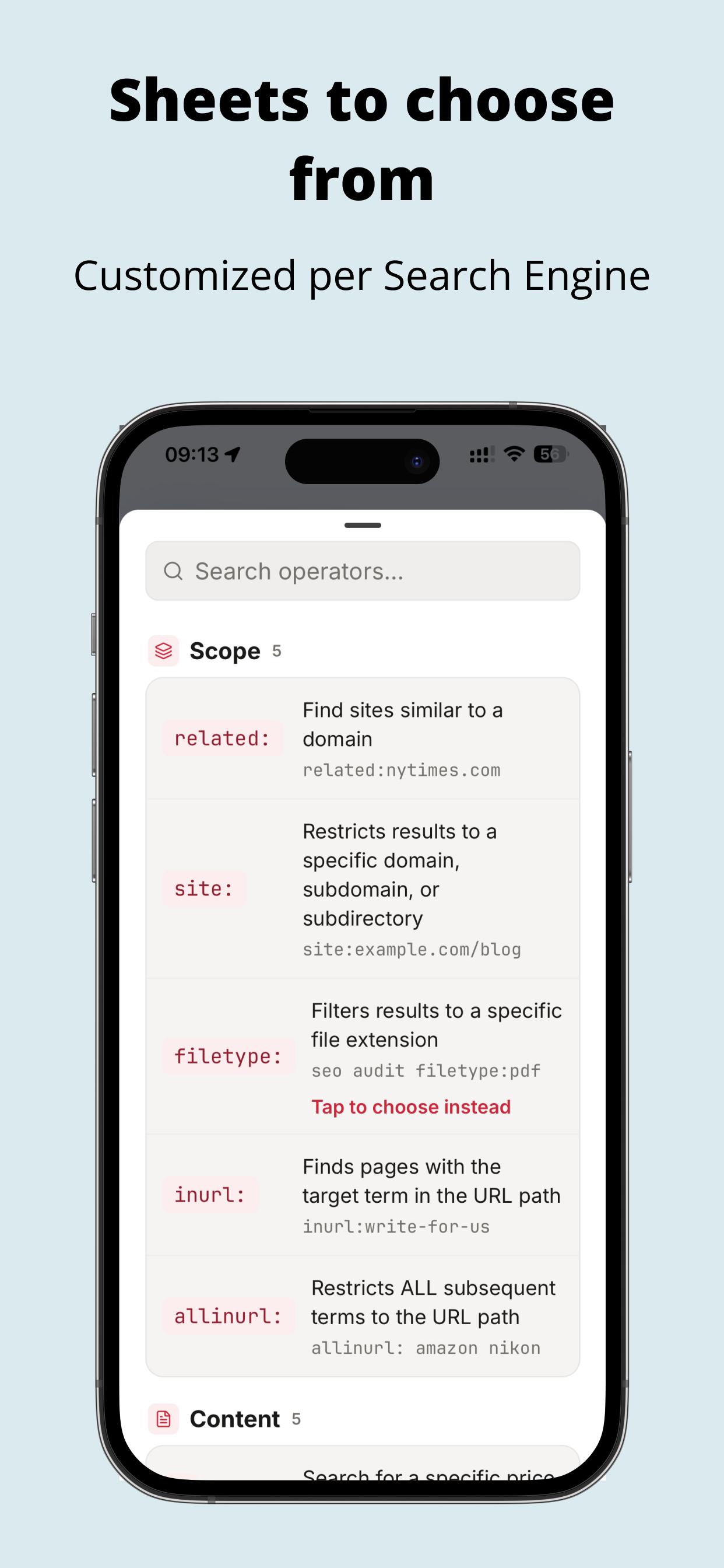 Sirch: Search Query Builder screenshot 6