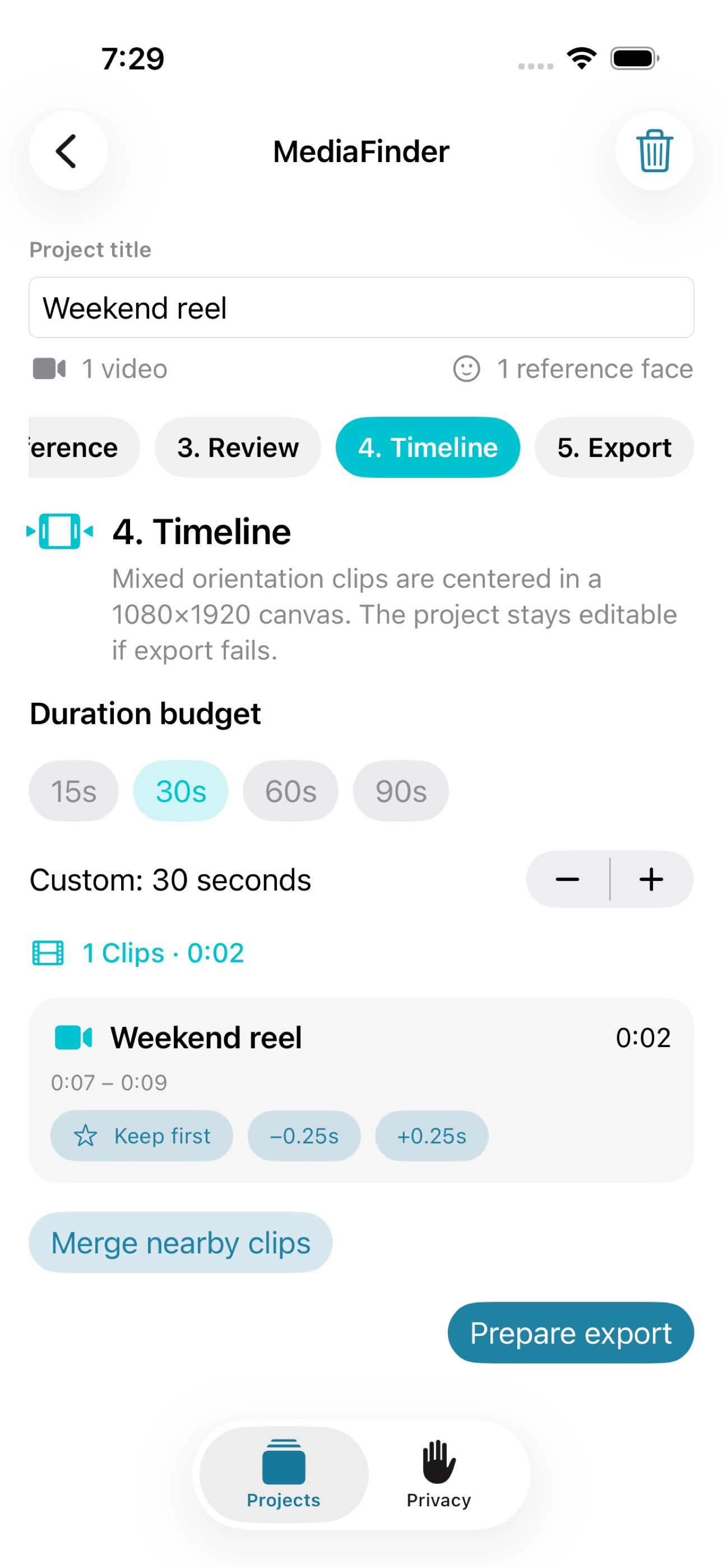 Screenshot 2 of MediaFinder: Clip Highlights