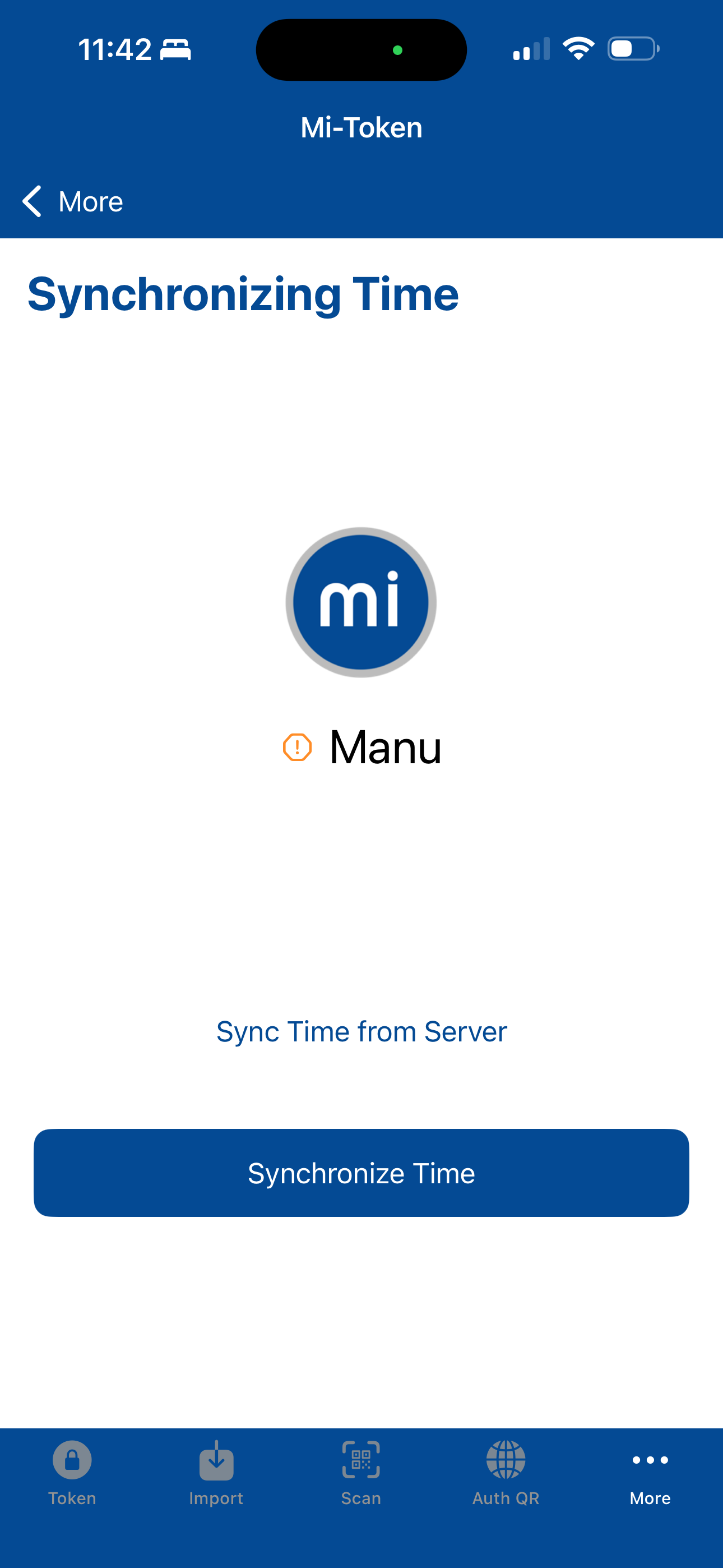 Mi-Token Authenticator