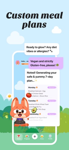 GlowMate: AI Calorie Tracker Screenshot 4 of 8