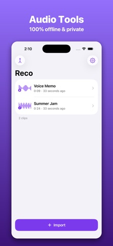 Audio Tools - Reco Screenshot 5 of 5