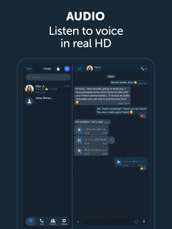 Zangi - Private Messenger App Store preview screenshot 15