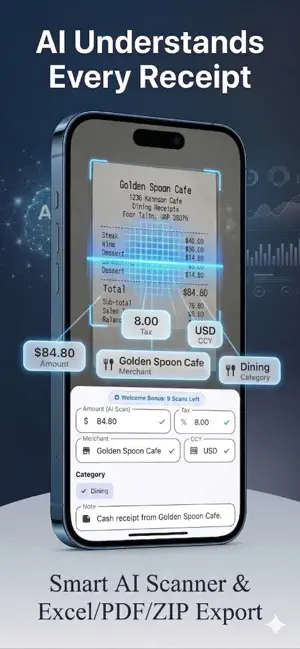 SnapReceipt: Private AI Scan screenshot 2