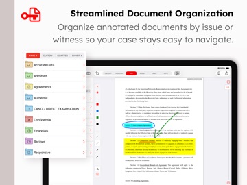 TrialPad - Trial Presentation iPad screenshot
