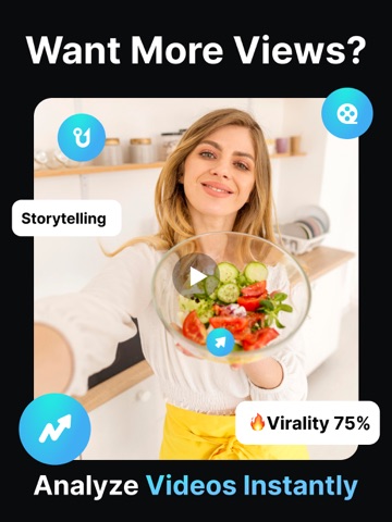 Reels Trends AI Video Analyzer iPad screenshot