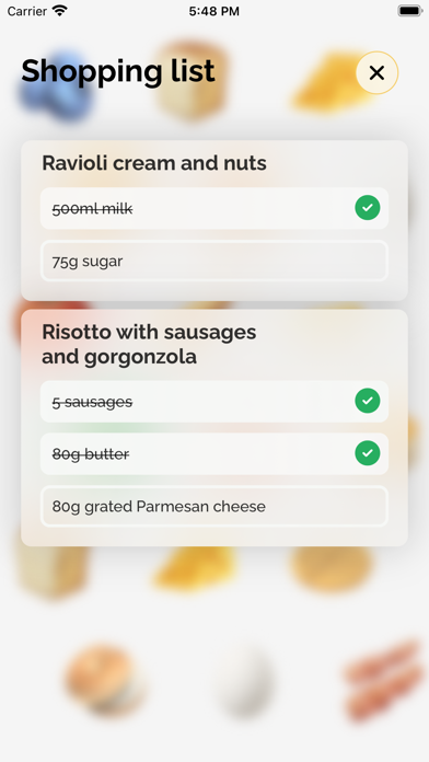 Kitchen Notebook Screenshot