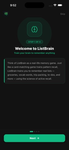 List Brain screenshot