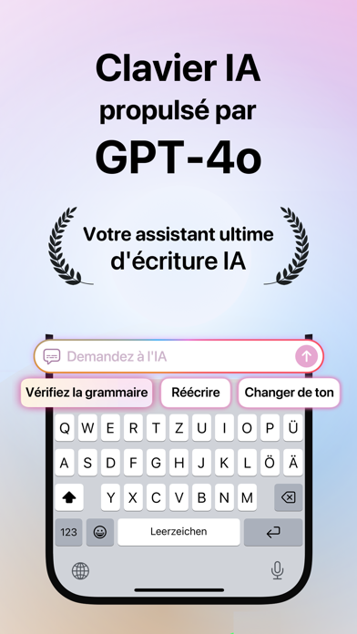 Screenshot #1 pour Type AI Keyboard - AnyWrite