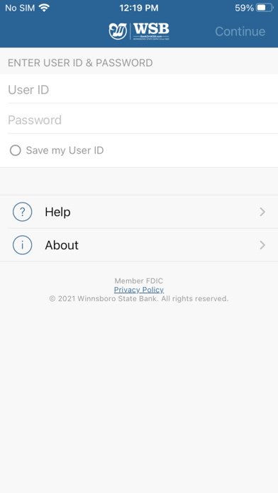 Winnsboro State Bank Mobile Screenshot