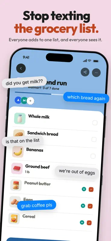 Shopair: Shared Grocery List screenshot 3 of 4