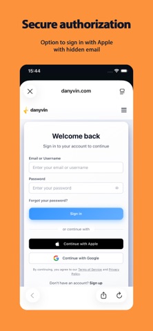 danyvin iPhone screenshot