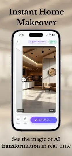 Capture d'écran de Exin AI - AI Interior Design sur iPhone 6