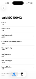 calcISO10042 screenshot 2