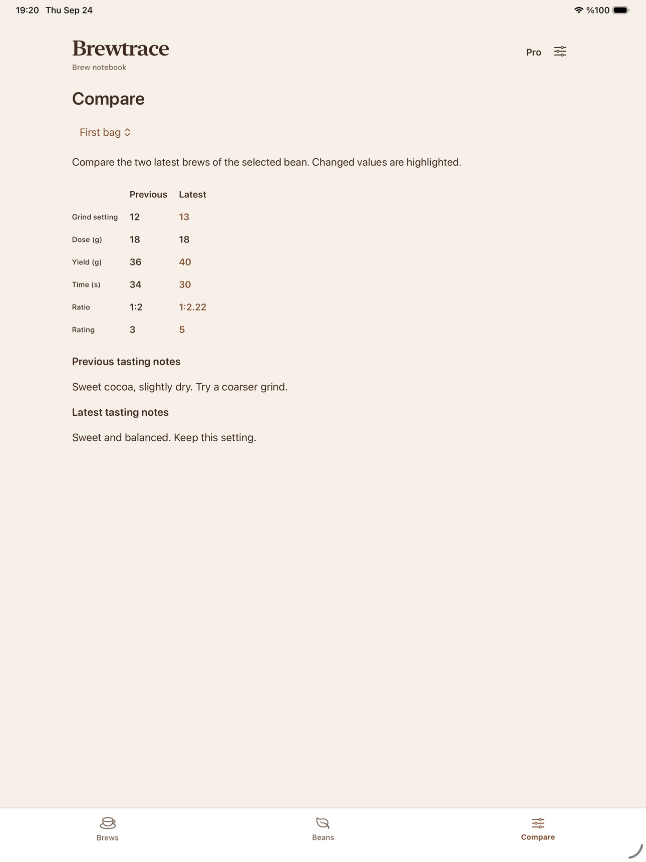 Screenshot 6 of Brewtrace: Coffee Journal