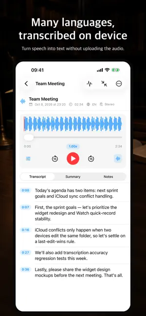 Nogmi: Record & Transcribe screenshot 4