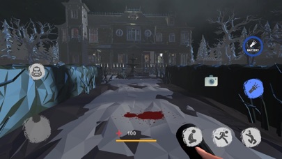 Cursed Manor scary horror game Screenshot