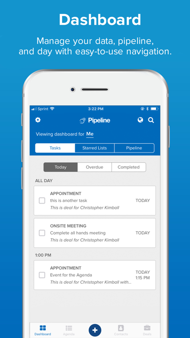Pipeline - A Simple CRM Screenshot