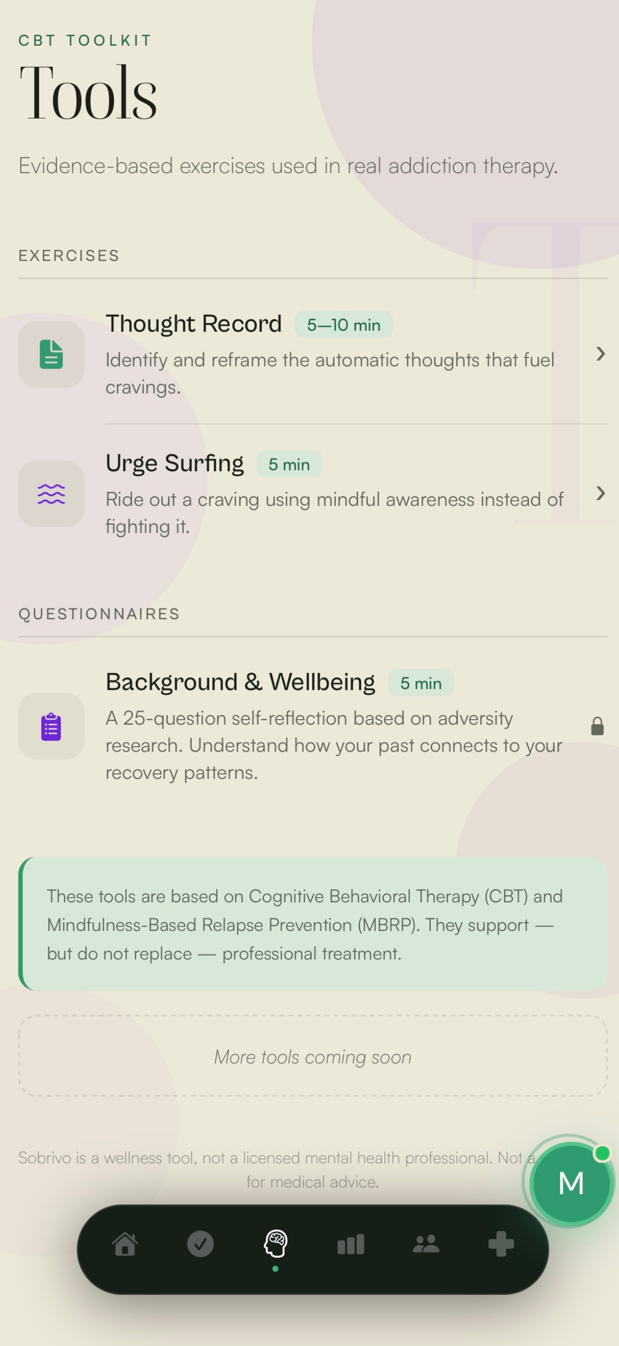 Sobrivo screenshot 3