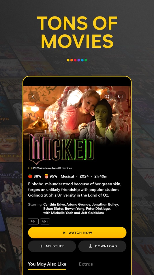 #1. Peacock TV: Stream TV & Movies (iOS) Podle: Peacock TV LLC