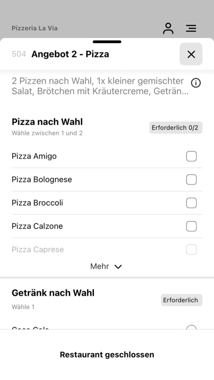 Pizzeria La Via screenshot-3