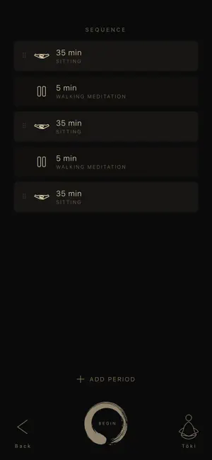 Tōki - Meditation timer screenshot 3