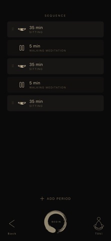 Tōki - Meditation timer app screenshot 3